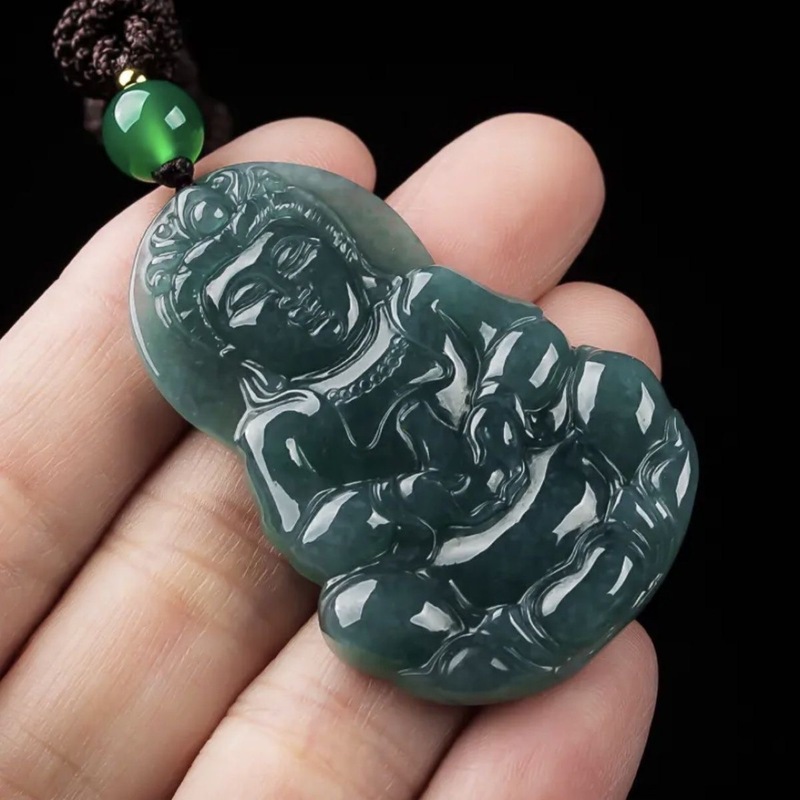 Jewelry & Watches Review - Buda Guanyin genuíno de grau A,