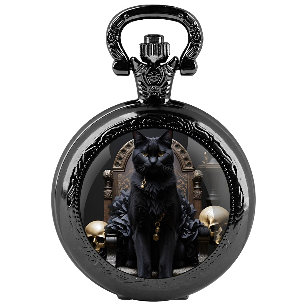 King'S Jewelry Watches - Preto de aço inoxidável árvore do