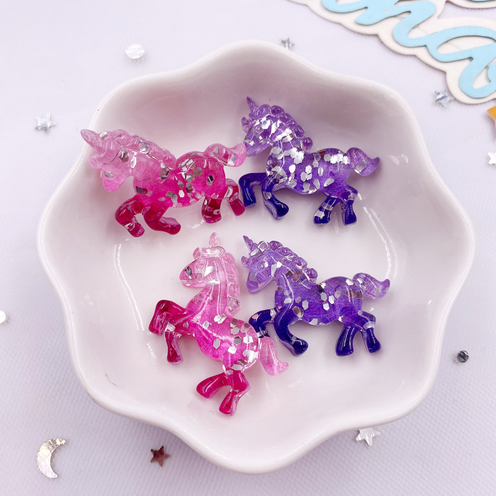 Paradise Jewelry & Watches Llc Miami - 6 pçs resina colorida glitter 3d
