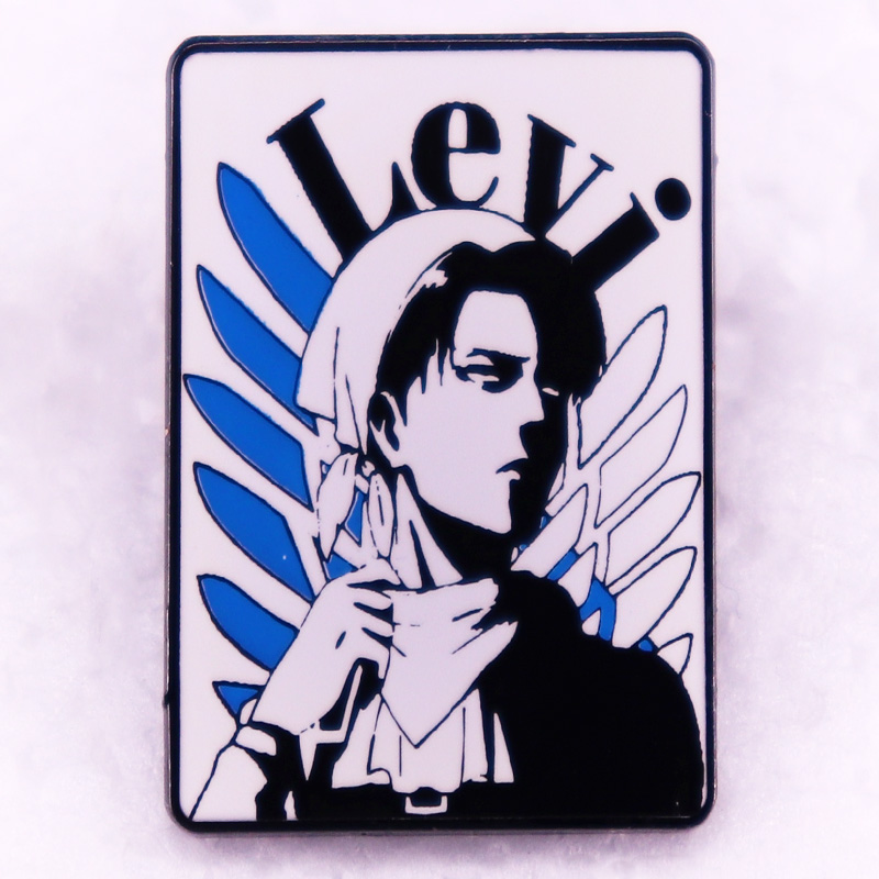 Levi Jewelry & Watches Inc - Attack on Titan Levi Ackerman Esmalte