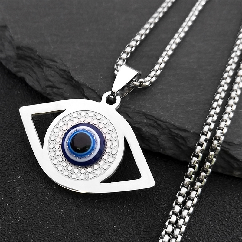 Jewelry & Watches Review - Colar Islâmico Hamsa Olho Grego Azul