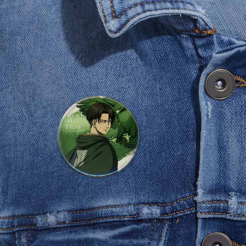 Attack on Titan Lapel Pins Cre - Levi Jewelry & Watches Inc avaliação e preço