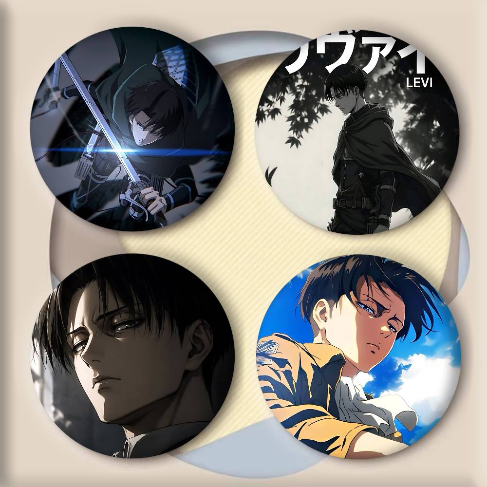 Broche Redondo de Anime Levi A - Levi Jewelry & Watches Inc avaliação e preço