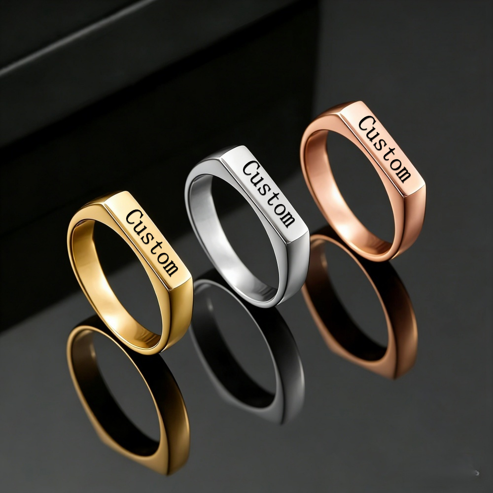 Anel Personalizado com Nome e  - Statement Cocktail Ring avaliação e preço