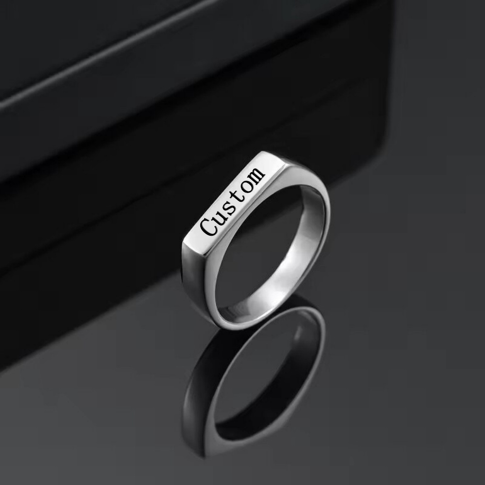 Anel Personalizado com Nome e  - Statement Cocktail Ring avaliação e preço