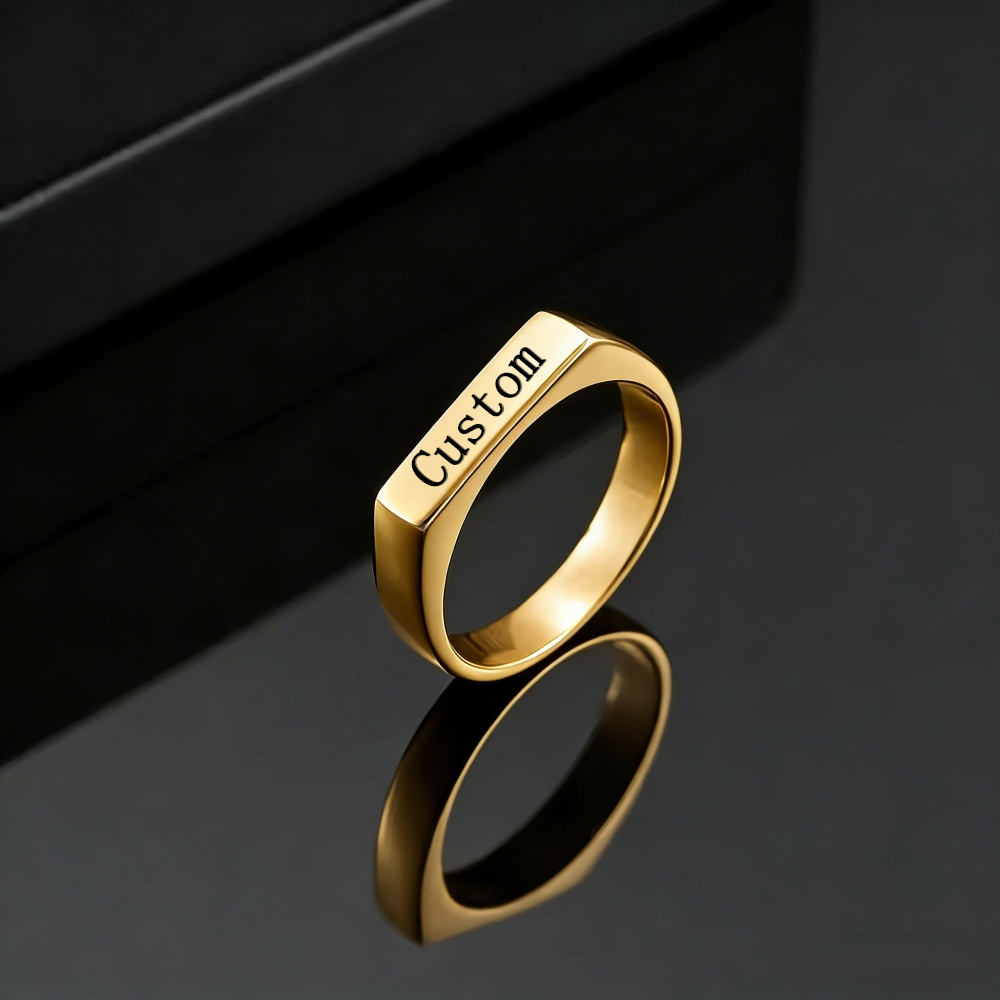 Anel Personalizado com Nome e  - Statement Cocktail Ring avaliação e preço
