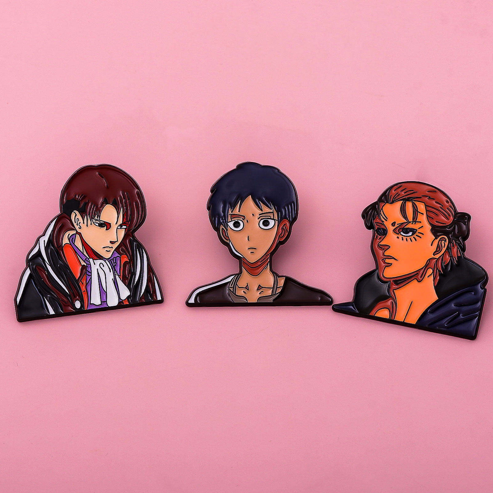 Anime titã broche de metal ani - Levi Jewelry & Watches Inc avaliação e preço
