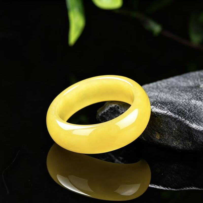 Anel de jadeíta genuína de gra - Jewelry & Watches Review avaliação e preço