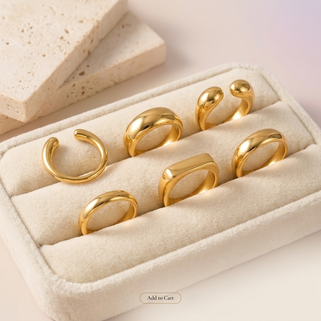 Anéis de Aço Inoxidável St-Del - Mens Signet Ring avaliação e preço