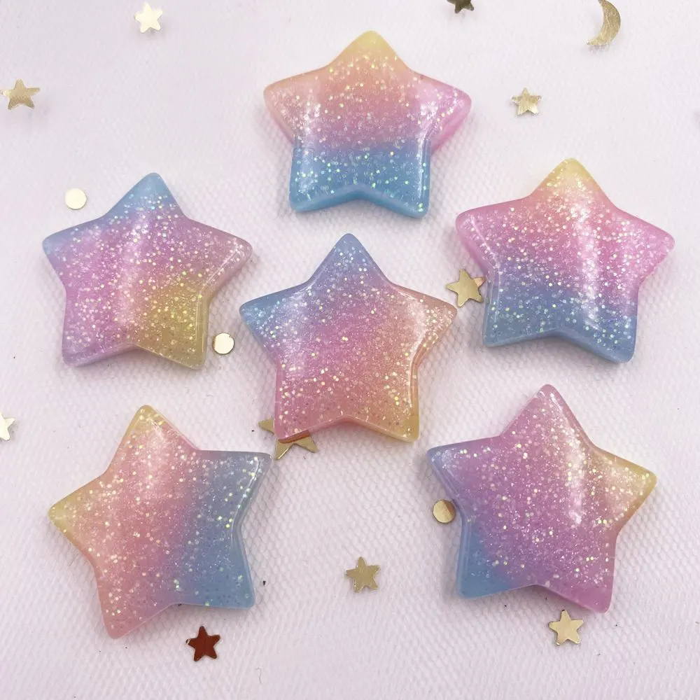 10 pçs glitter kawaii resina c - Paradise Jewelry & Watches Llc Miami avaliação e preço