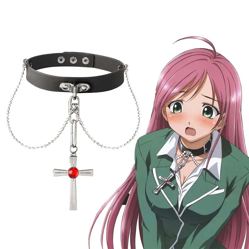 Anime rosario e vampiro colar  - Crystal Choker Necklace avaliação e preço