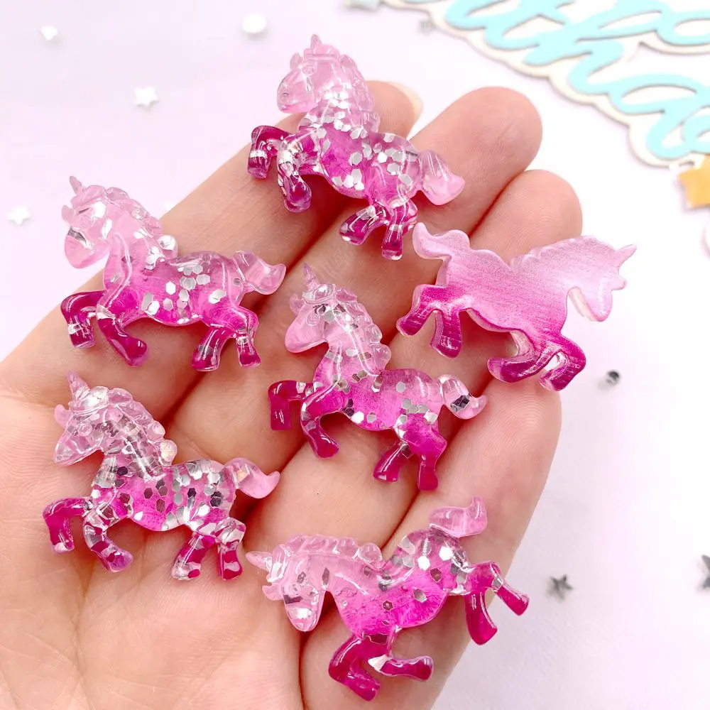 6 pçs resina colorida glitter  - Paradise Jewelry & Watches Llc Miami avaliação e preço