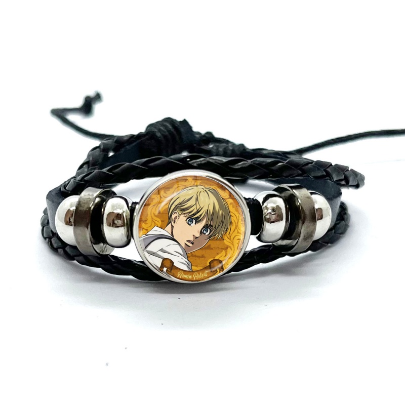 Pulseiras de Couro Attack on T - Levi Jewelry & Watches Inc avaliação e preço
