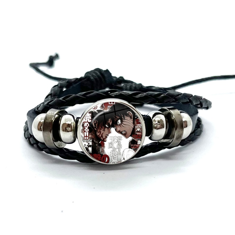 Pulseiras de Couro Attack on T - Levi Jewelry & Watches Inc avaliação e preço