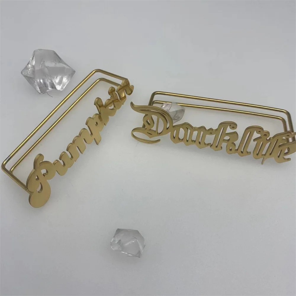Anel de nome personalizado par - Statement Cocktail Ring avaliação e preço