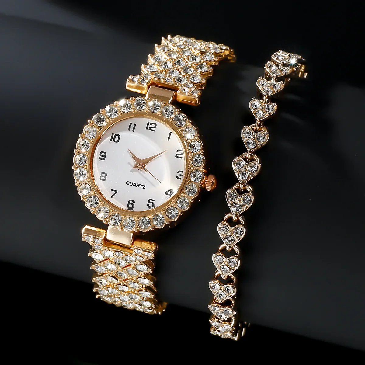 1 pçs/2 pçs moda de luxo conju - Jewelry Like Watches avaliação e preço