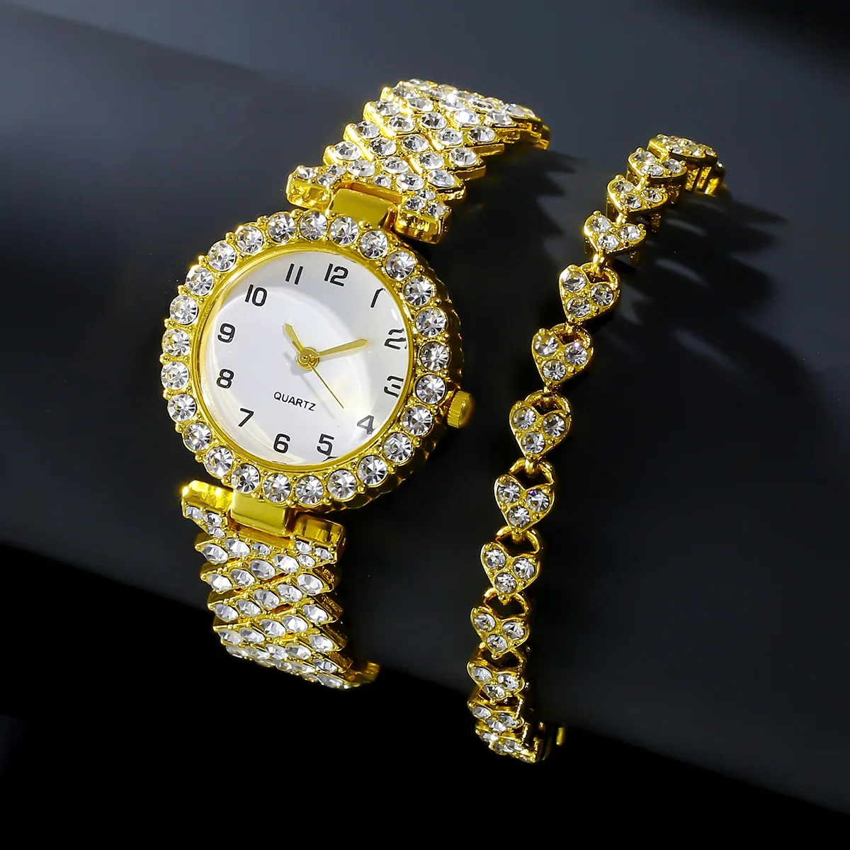 1 pçs/2 pçs moda de luxo conju - Jewelry Like Watches avaliação e preço