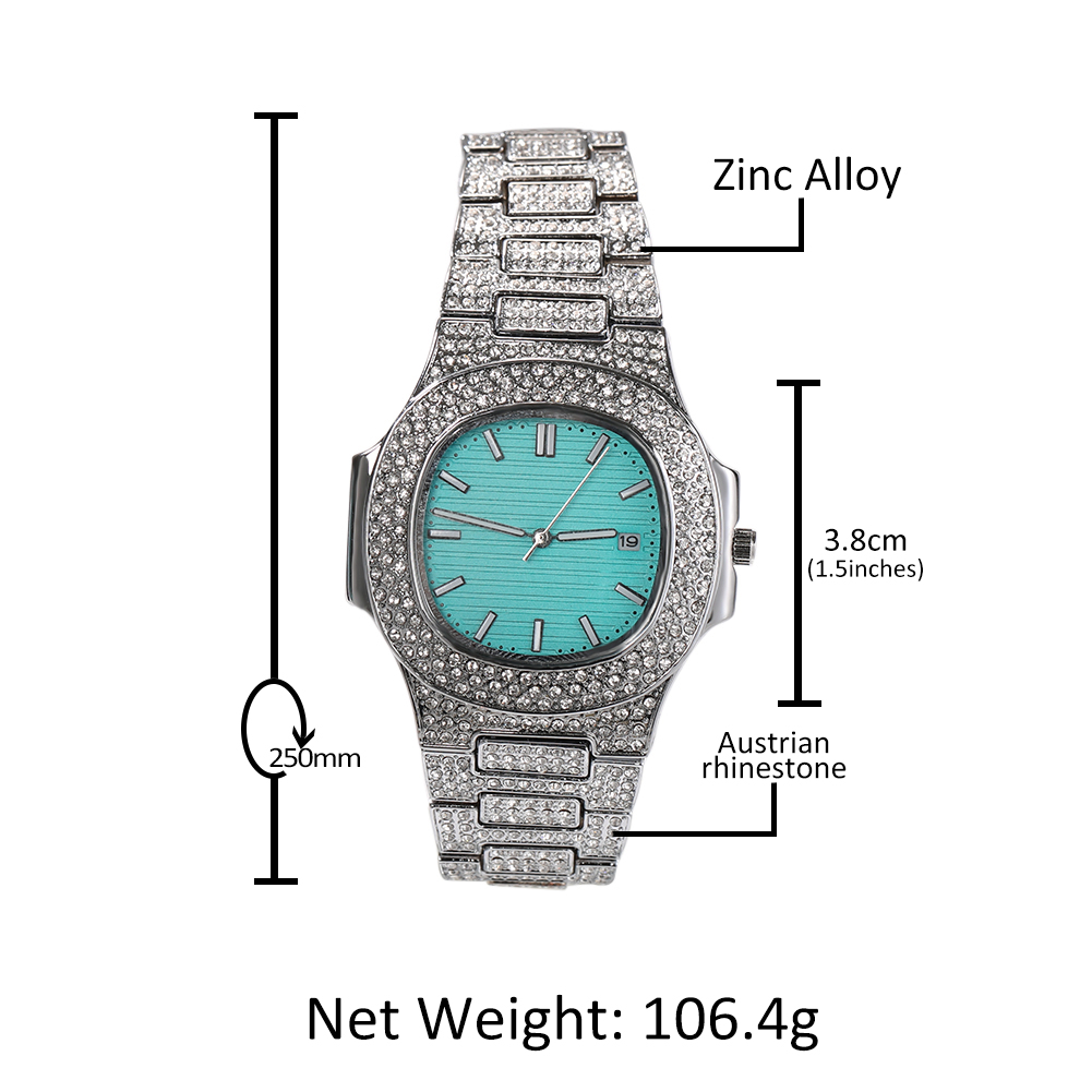 THE BLING KING Tiffani Azul Mu - King'S Jewelry Watches avaliação e preço
