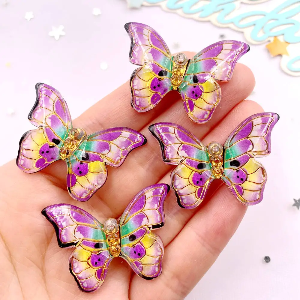 10 pçs colorido bonito borbole - Paradise Jewelry & Watches Llc Miami avaliação e preço