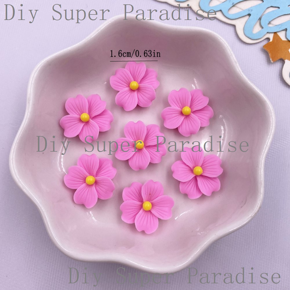 50 pçs resina colorida 16mm fl - Paradise Jewelry & Watches Llc Miami avaliação e preço