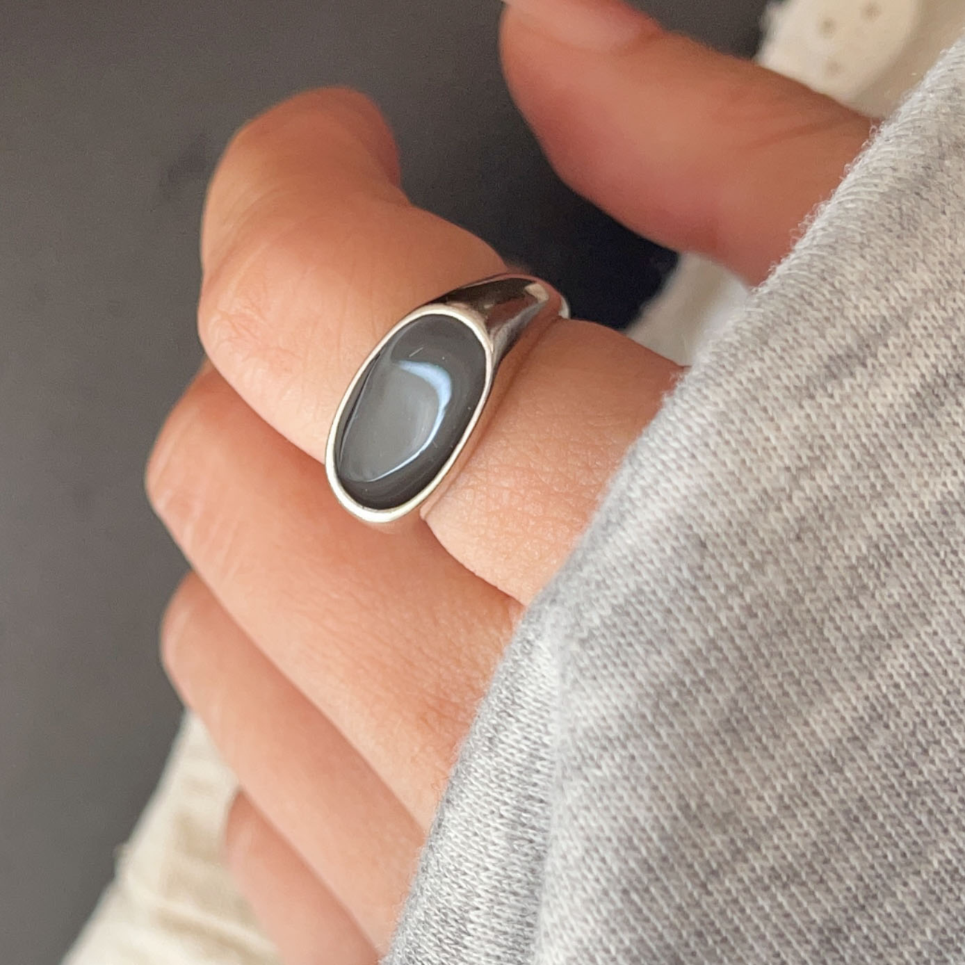925 anéis de prata esterlina p - Statement Cocktail Ring avaliação e preço