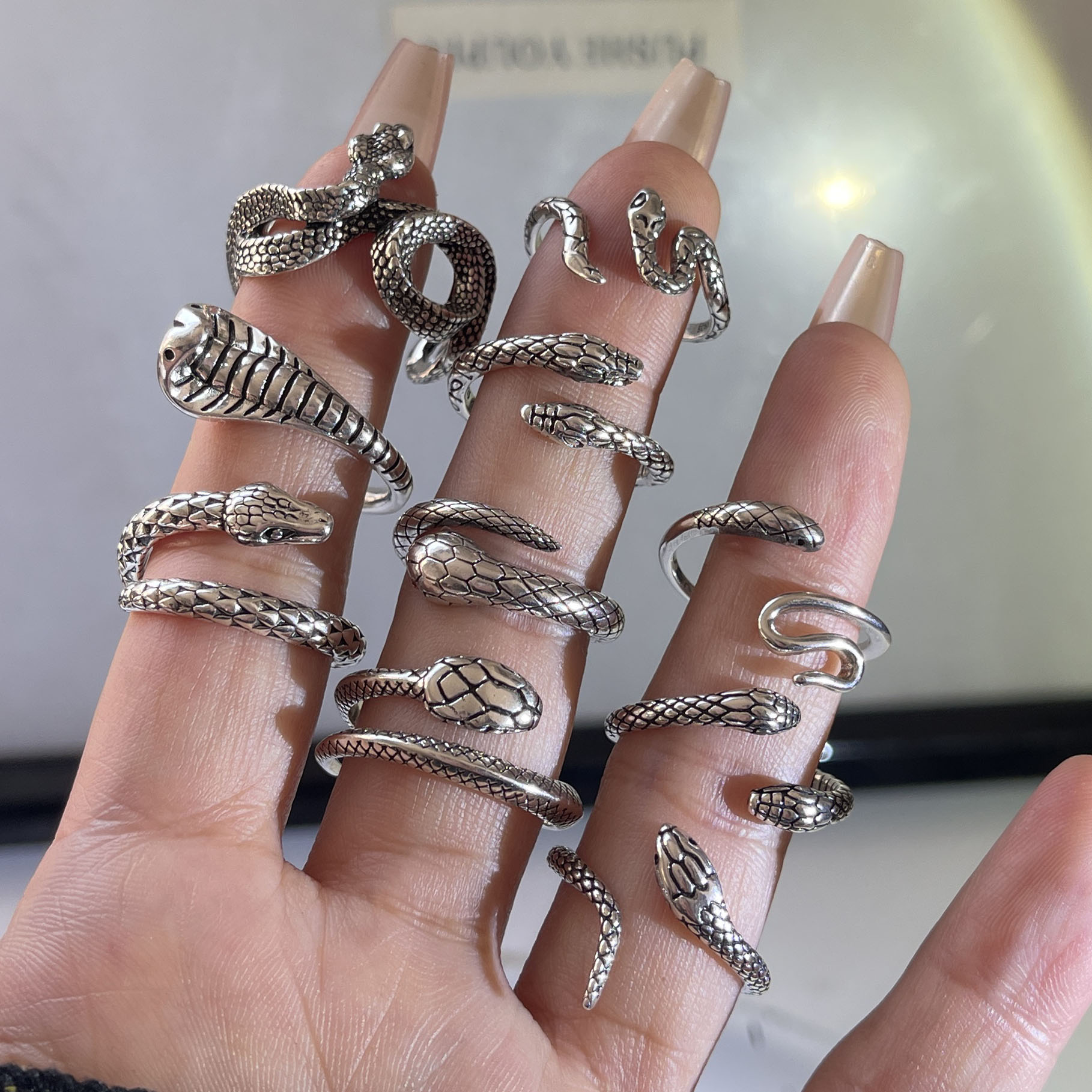 Anéis de Prata Esterlina 925 p - Statement Cocktail Ring avaliação e preço