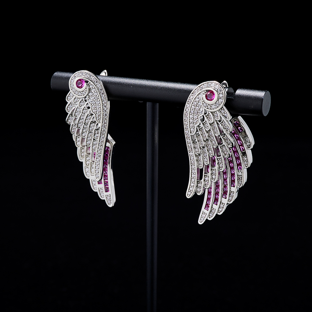 EM JEWELIFE Asas de Zircão Cúb - Paradise Jewelry & Watches Llc Miami avaliação e preço