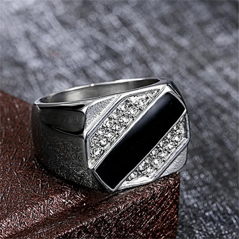 Signet Square Finger Rings par - Mens Signet Ring avaliação e preço