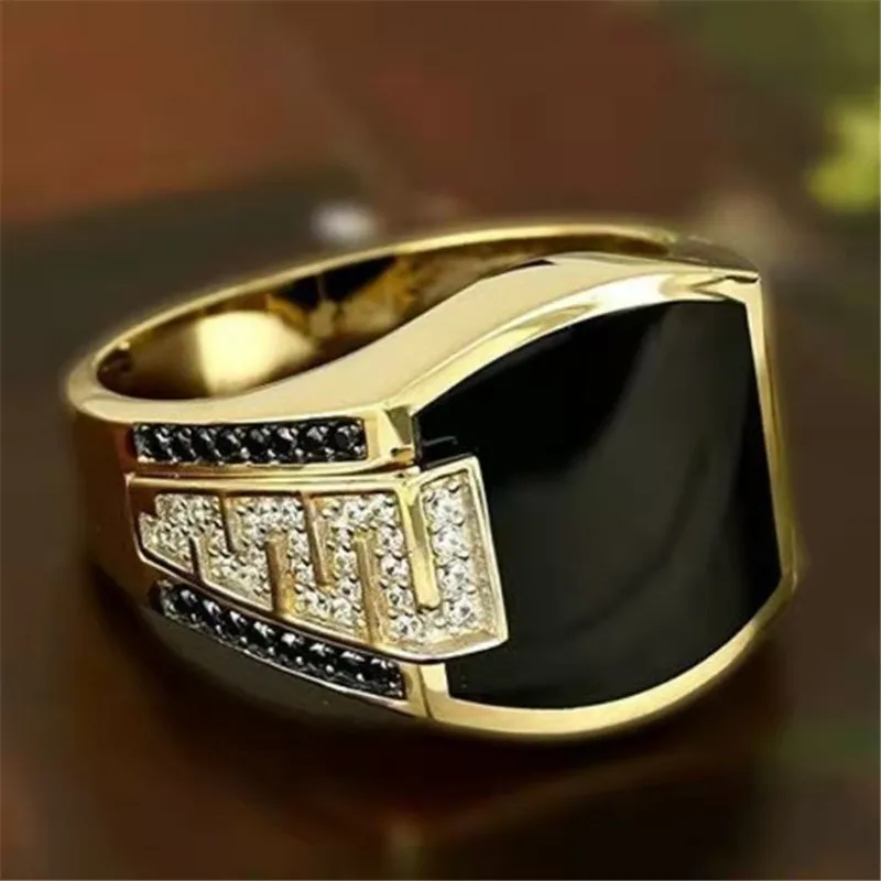 Signet Square Finger Rings par - Mens Signet Ring avaliação e preço