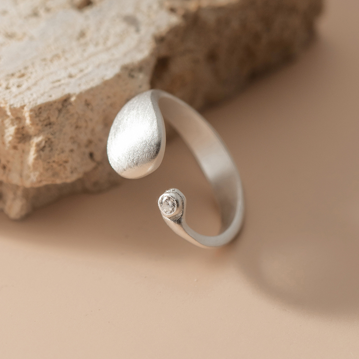 925 prata esterlina acabamento - Statement Cocktail Ring avaliação e preço