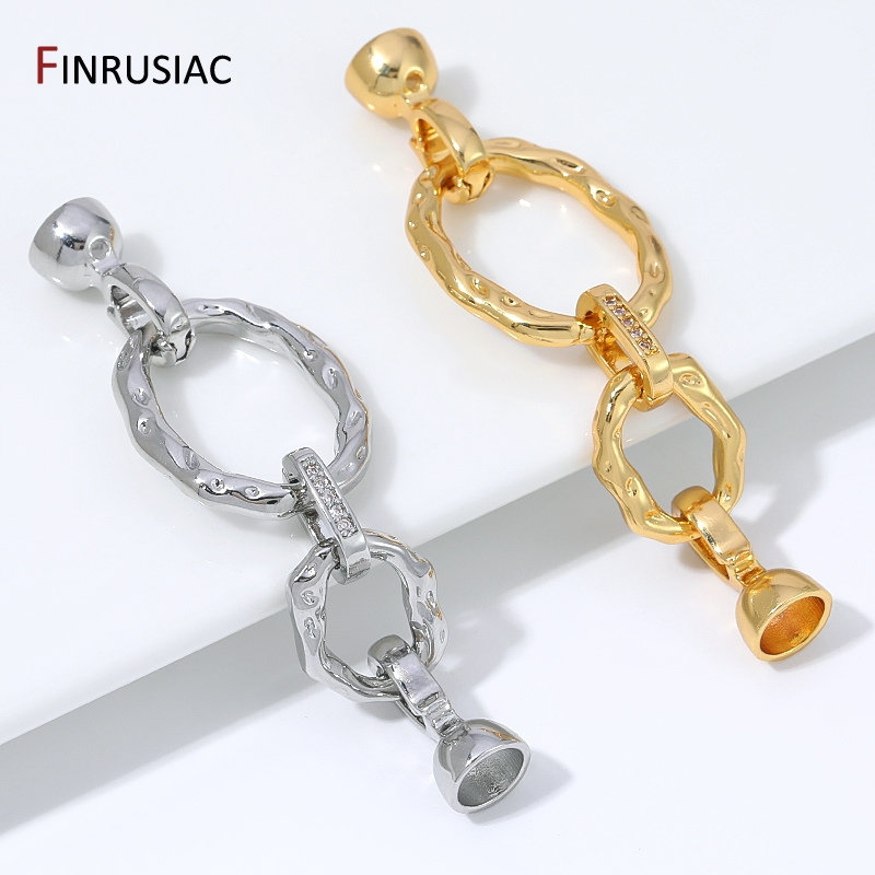 Fecho Conector Oval de Latão B - Pearl Necklace avaliação e preço