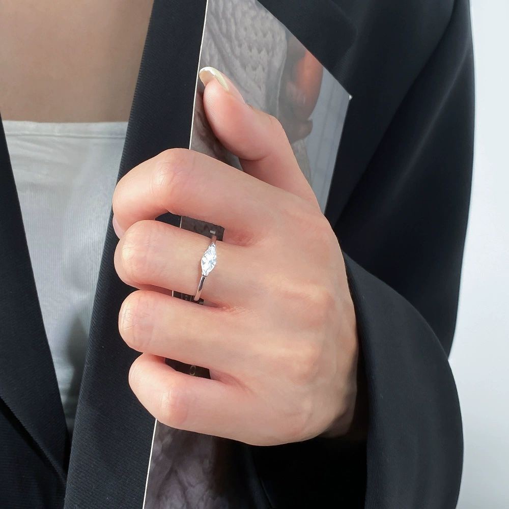 925 anéis de prata esterlina p - Statement Cocktail Ring avaliação e preço