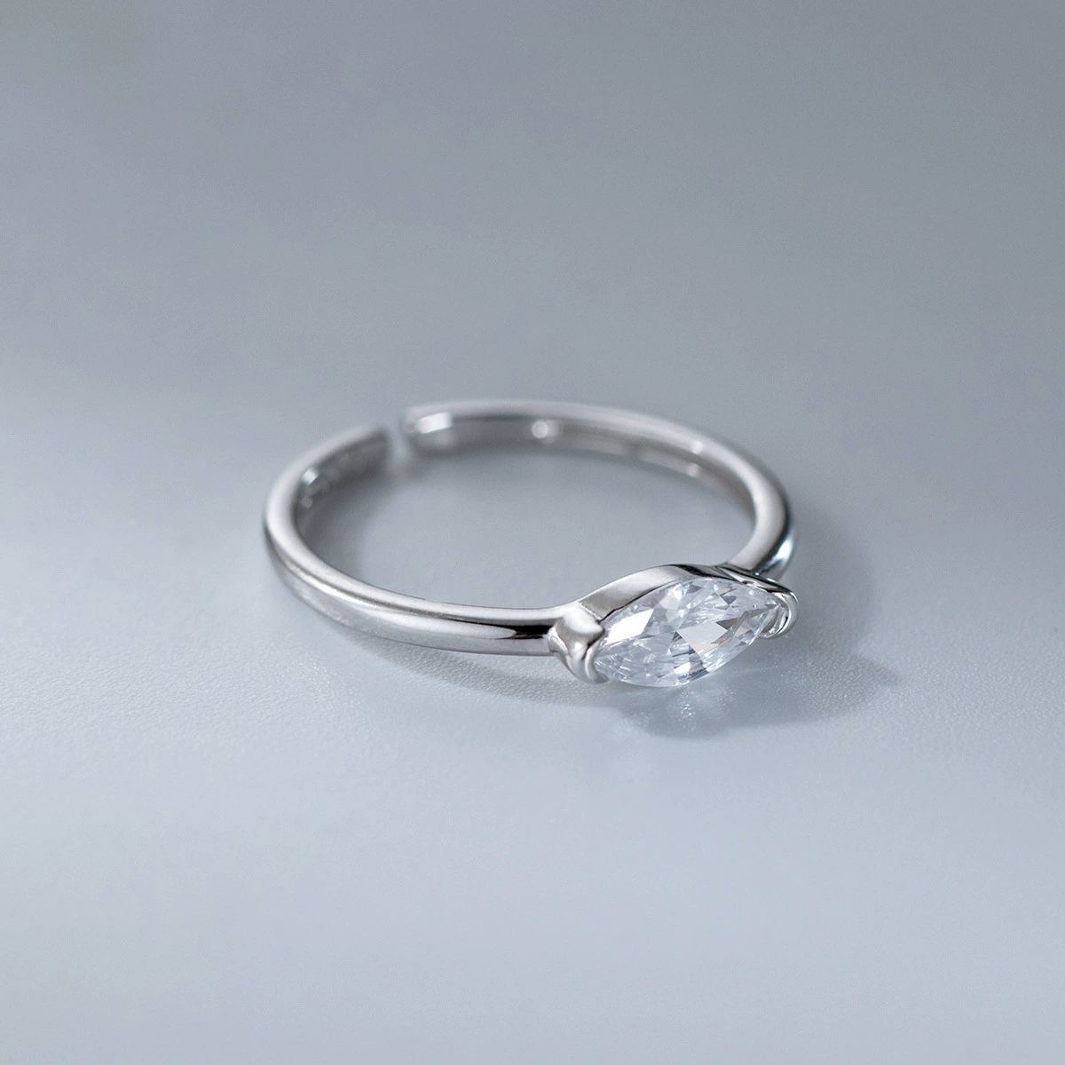 925 anéis de prata esterlina p - Statement Cocktail Ring avaliação e preço